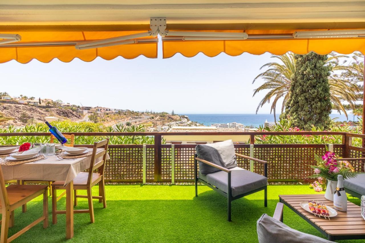 Increible Terraza Con Vistas Al Mar En San Agustin Apartment Екстериор снимка