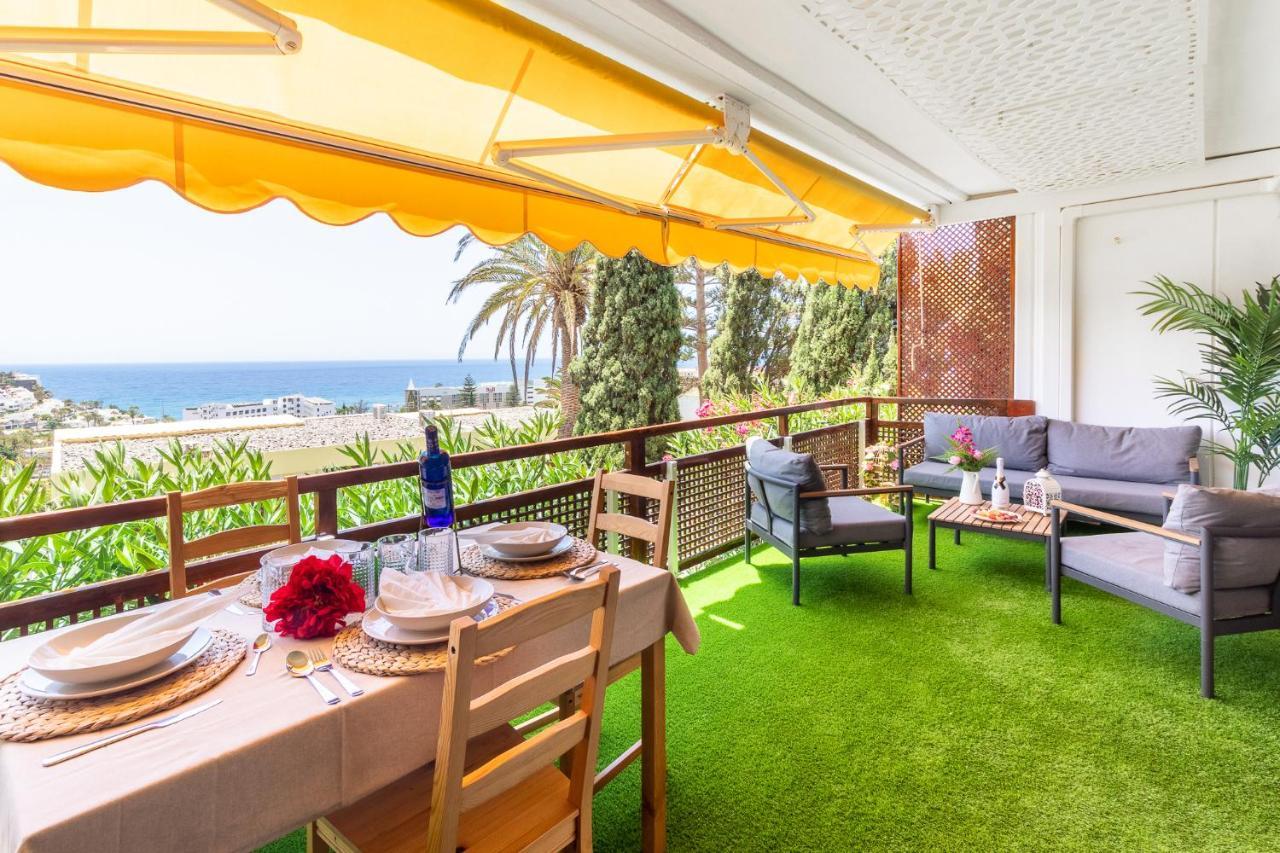 Increible Terraza Con Vistas Al Mar En San Agustin Apartment Екстериор снимка
